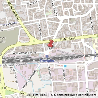 Mappa Viale De Gasperi Alcide, 23, 24047 Treviglio, Bergamo (Lombardia)