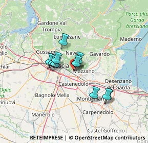 Mappa Via Alessandrini, 25086 Rezzato BS, Italia (9.38182)