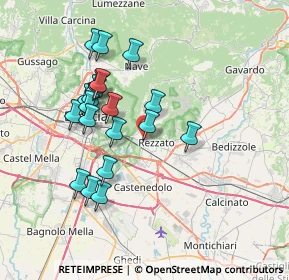 Mappa Via Alessandrini, 25086 Rezzato BS, Italia (6.7205)