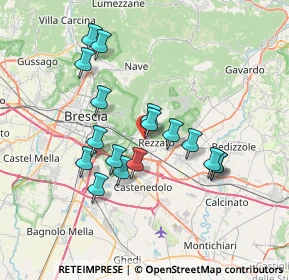 Mappa Via Alessandrini, 25086 Rezzato BS, Italia (6.34)