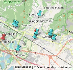Mappa Via Alessandrini, 25086 Rezzato BS, Italia (2.28417)
