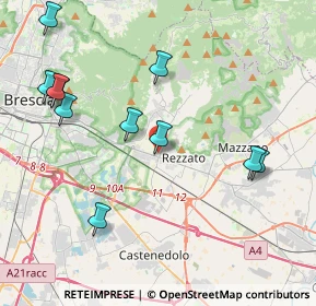 Mappa Via Alessandrini, 25086 Rezzato BS, Italia (4.55727)