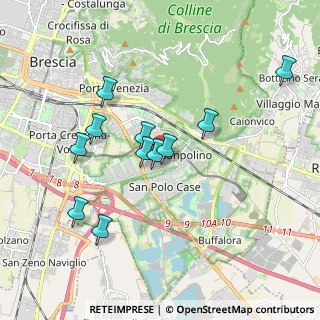 Mappa Via Giovanni Cimabue, 25134 Brescia BS, Italia (1.70818)
