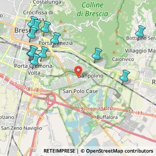 Mappa Via Giovanni Cimabue, 25134 Brescia BS, Italia (2.78417)