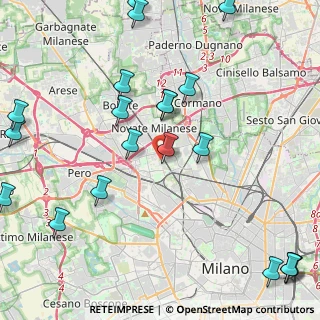Mappa Via Renato Simoni, 20157 Milano MI, Italia (5.7575)
