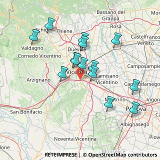 Mappa Viale Riviera Berica, 36100 Vicenza VI, Italia (14.00429)