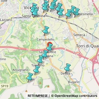 Mappa Viale Riviera Berica, 36100 Vicenza VI, Italia (2.766)