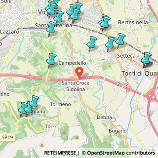 Mappa Viale Riviera Berica, 36100 Vicenza VI, Italia (3.08)