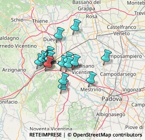 Mappa Via Roma, 36040 Vicenza VI, Italia (10.275)