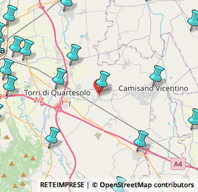 Mappa Via Roma, 36040 Vicenza VI, Italia (6.7745)