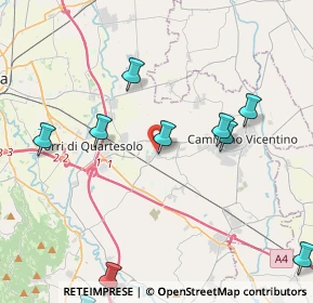 Mappa Via Roma, 36040 Vicenza VI, Italia (5.36)