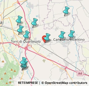 Mappa Via Roma, 36040 Vicenza VI, Italia (4.37727)