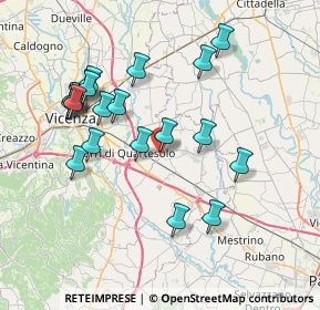 Mappa Via Roma, 36040 Vicenza VI, Italia (7.502)