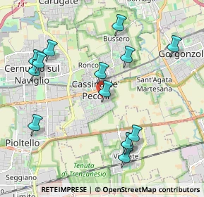 Mappa Via Napoli, 20050 Cassina de' Pecchi MI, Italia (2.20786)