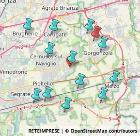 Mappa Via Napoli, 20050 Cassina de' Pecchi MI, Italia (4.08923)