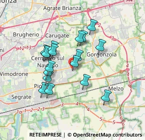 Mappa Via Napoli, 20050 Cassina de' Pecchi MI, Italia (2.97333)