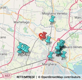Mappa Via Tito Ettore, 30100 Venezia VE, Italia (3.88632)