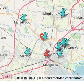 Mappa Via Tito Ettore, 30100 Venezia VE, Italia (3.95583)