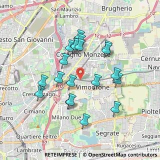 Mappa Viale della Resistenza, 20090 Vimodrone MI, Italia (1.706)