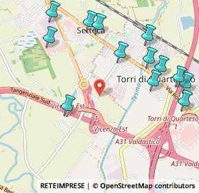 Mappa Strada Foscarina, 36040 Torri di Quartesolo VI, Italia (1.25846)