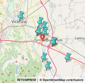 Mappa Strada Foscarina, 36040 Torri di Quartesolo VI, Italia (2.98182)