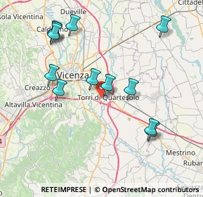 Mappa Strada Foscarina, 36040 Torri di Quartesolo VI, Italia (8.20167)