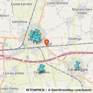 Mappa Via Jenner Edoardo, 24047 Treviglio BG, Italia (1.69909)