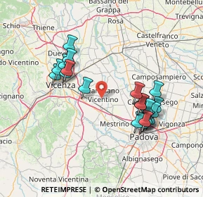 Mappa Via Cà Marzare, 36043 Camisano Vicentino VI, Italia (14.188)