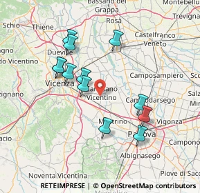 Mappa Via Cà Marzare, 36043 Camisano Vicentino VI, Italia (13.61167)