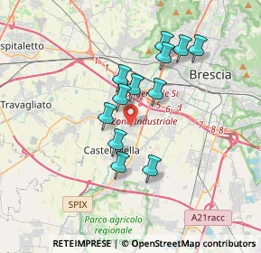 Mappa Via Francesco Perotti, 25125 Brescia BS, Italia (2.91)