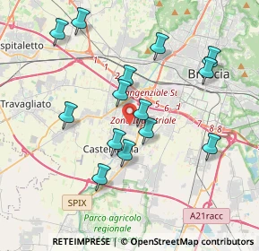 Mappa Via Francesco Perotti, 25125 Brescia BS, Italia (3.62429)