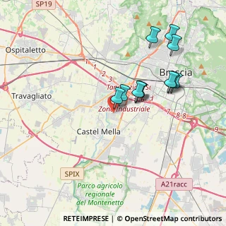Mappa Via Francesco Perotti, 25125 Brescia BS, Italia (3.47)