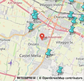 Mappa Via Francesco Perotti, 25125 Brescia BS, Italia (3.18143)