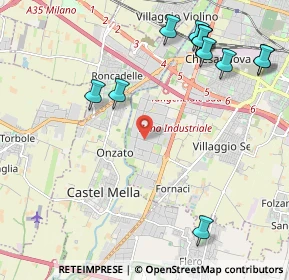 Mappa Via Francesco Perotti, 25125 Brescia BS, Italia (2.59583)