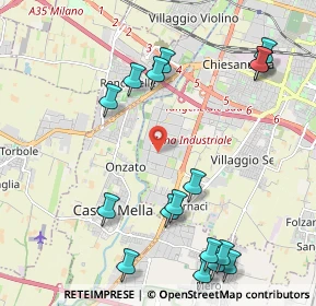 Mappa Via Francesco Perotti, 25125 Brescia BS, Italia (2.53412)
