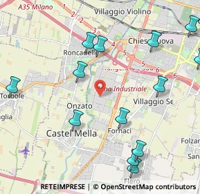 Mappa Via Francesco Perotti, 25125 Brescia BS, Italia (3.01824)