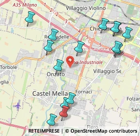 Mappa Via Francesco Perotti, 25125 Brescia BS, Italia (2.40933)