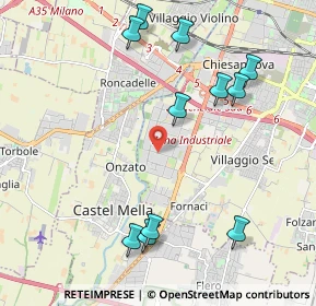 Mappa Via Francesco Perotti, 25125 Brescia BS, Italia (2.34636)