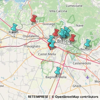 Mappa Via Francesco Perotti, 25125 Brescia BS, Italia (6.80462)