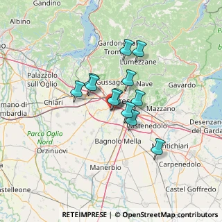 Mappa Via Francesco Perotti, 25125 Brescia BS, Italia (9.21167)