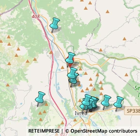 Mappa Via Vittorio Emanuele, 10013 Borgofranco d'Ivrea TO, Italia (4.32857)