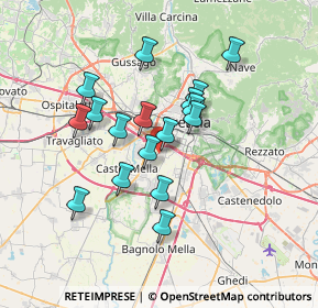 Mappa Via Nona, 25125 Brescia BS, Italia (5.84176)