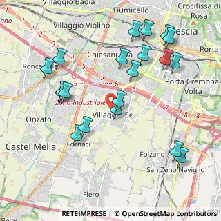 Mappa Via Nona, 25125 Brescia BS, Italia (2.2295)