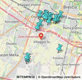 Mappa Via Nona, 25125 Brescia BS, Italia (1.90579)