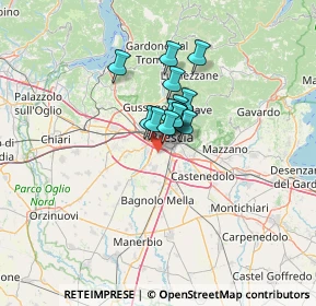 Mappa Via Nona, 25125 Brescia BS, Italia (7.10643)