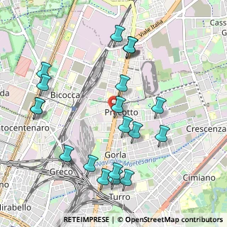 Mappa V.le Monza, 20128 Milano MI, Italia (1.113)