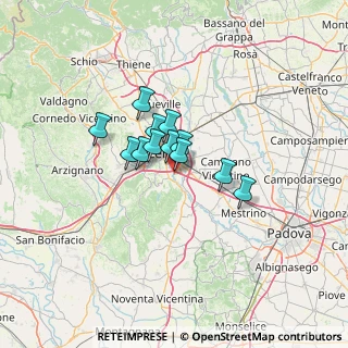 Mappa Strada Casale, 36100 Casaletto VI, Italia (7.81833)
