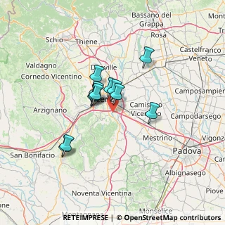Mappa Strada Casale, 36100 Casaletto VI, Italia (9.5125)