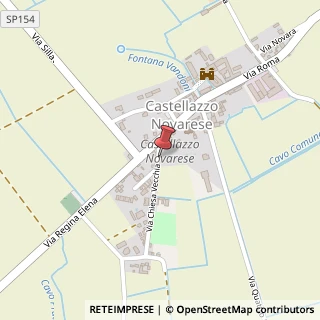 Mappa Via Chiesa Vecchia, 7, 28060 Castellazzo Novarese, Novara (Piemonte)