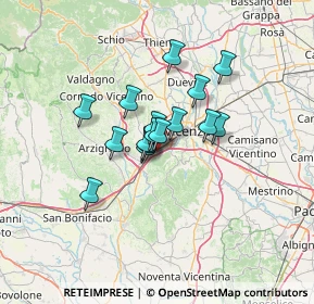 Mappa , 36077 Altavilla Vicentina VI, Italia (8.48125)